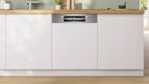 BOSCH SMI4HTS14E Serie|4 Beépíthető kezelőpaneles mosogatógép | 60 cm, 13 teríték