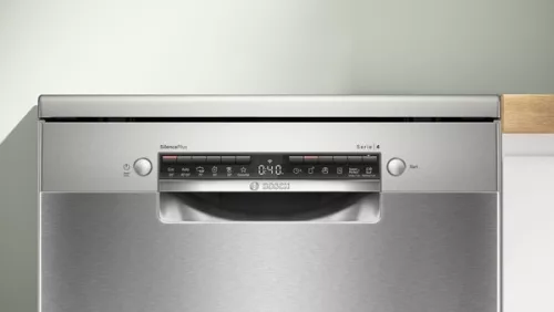 BOSCH SMS4EVI08E Serie|4 Szabadonálló mosogatógép | Nemesacél | 60 cm, 14 teríték