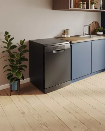 Bosch SMS6ECC12E Serie|6 Szabadonálló mosogatógép | 60 cm | Fekete nemesacél | 14 teríték, HomeConnect