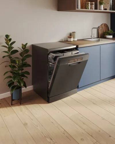 Bosch SMS6ECC12E Serie|6 Szabadonálló mosogatógép | 60 cm | Fekete nemesacél | 14 teríték, HomeConnect