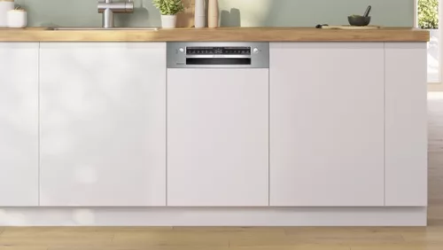 Bosch SPI4HMS13E Serie|4 Beépíthető kezelőpaneles mosogatógép | 45 cm