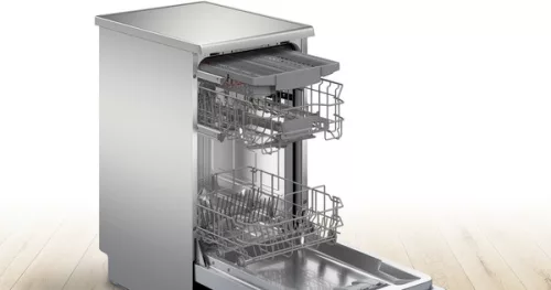 BOSCH SPS4EMI11E Serie|4 Szabadonálló mosogatógép | 45 cm | Nemesacél | 10 teríték