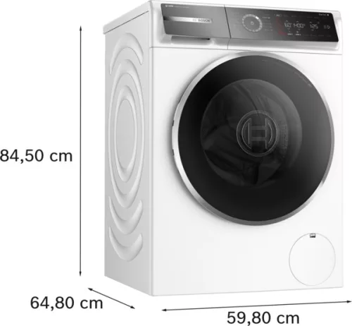 BOSCH WGB254A3BY Serie|8 elöltöltős mosógép i-DOS, 10 kg, 1400 f/p (WGB254A3BY)