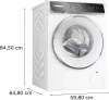 BOSCH WGB266A6BY Serie|8 elöltöltős mosógép i-DOS, 11 kg, 1600 f/p