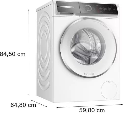 BOSCH WGB266A6BY Serie|8 elöltöltős mosógép i-DOS, 11 kg, 1600 f/p