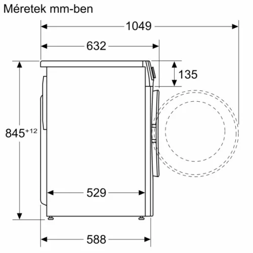 Bosch WGG2540NBY Serie|6 Elöltöltős mosógép | 10kg (WGG2540NBY)