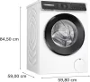 Bosch WGH24400BY Serie 6 Elöltöltős mosógép 9 kg 1400 fordulat/perc