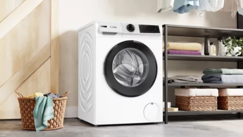 BOSCH WGJ24401BY Serie|6 Elöltöltős mosógép | 9 kg, 1400 f/p | HomeConnect, IronAssist gőzprogram