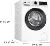 BOSCH WGJ24401BY Serie|6 Elöltöltős mosógép | 9 kg, 1400 f/p | HomeConnect, IronAssist gőzprogram