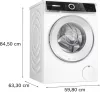 BOSCH WGN264A0BY Serie|6 Exclusive elöltöltős mosógép, i-DOS, 11 kg, 1400 f/p