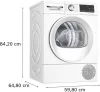 BOSCH WQG14591BY Serie|6 Hőszívattyús kondenzációs szárítógép