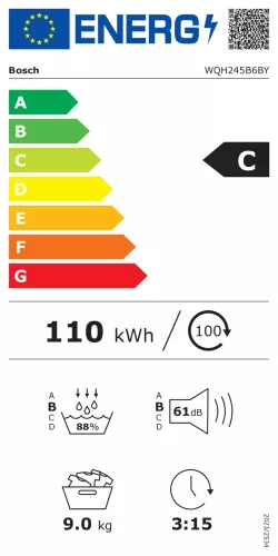 BOSCH WQH245B6BY Serie|6 Hőszívattyús szárítógép