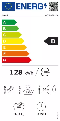BOSCH WQJ24201BY Serie|6 Hőszívattyús szárítógép | 9 kg, AutoDry, EasyClean
