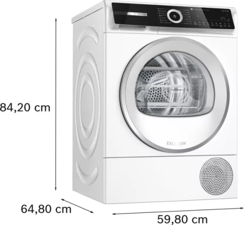 Bosch WQN246D9BY Serie|6 Hőszivattyús szárítógép, 9 kg | HomeConnect