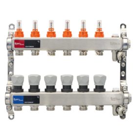   Warehouse szelepes osztó-gyűjtő 6 körös, áramlásmérővel (DSF3411/6)