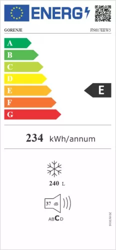 GORENJE FN617EEW5 No-Frost fagyasztószekrény