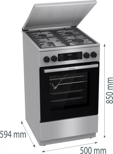 GORENJE GKS5C71XF Kombinált tűzhely
