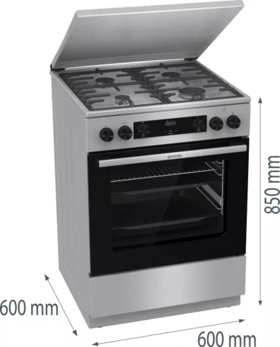 Gorenje GKS6C71XF Kombinált tűzhely (GKS6C71XF)