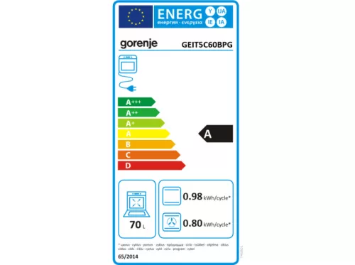 Gorenje GEIT5C60BPG indukciós tűzhely fekete