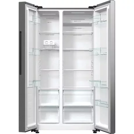 GORENJE NRR9185EAXL ezüst, Side-by-Side, Hűtő: 358L, Fagyasztó: 192L, hűtőszekrény