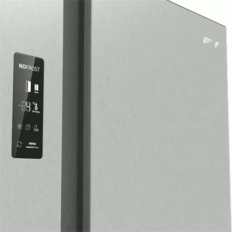GORENJE NRR9185EAXL ezüst, Side-by-Side, Hűtő: 358L, Fagyasztó: 192L, hűtőszekrény