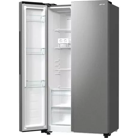 GORENJE NRR9185EAXL ezüst, Side-by-Side, Hűtő: 358L, Fagyasztó: 192L, hűtőszekrény