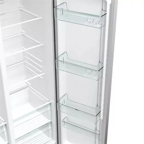 GORENJE NRR9185EAXL ezüst, Side-by-Side, Hűtő: 358L, Fagyasztó: 192L, hűtőszekrény