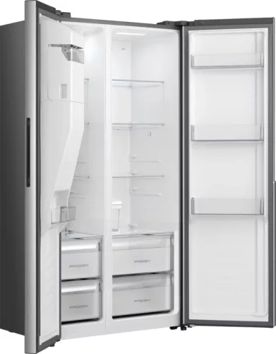 Gorenje NRS917E61X Beépített tartályos Side-by-side hűtőszekrény