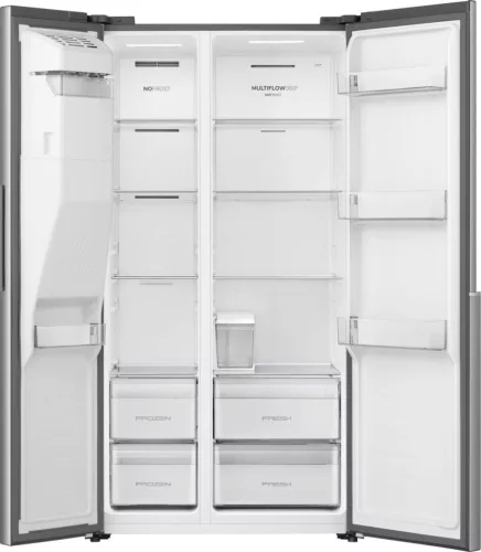 Gorenje NRS917E61X Beépített tartályos Side-by-side hűtőszekrény