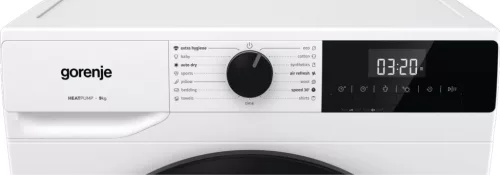 Gorenje D2HNE9D Hőszivattyús szárítógép | 9 kg kapacitás, fehér színű