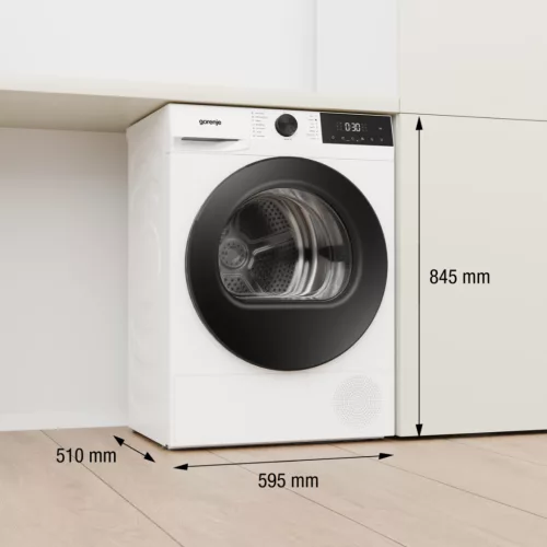GORENJE DG2P7E Hőszivattyús szárítógép | 7kg, fehér | 15 program