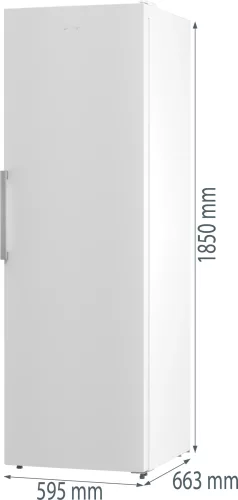 Gorenje FN619EEW5 fagyasztószekrény, 7 rekesz, NoFrost, fehér (FN619EEW5)