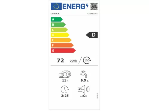 Gorenje GS541D10X  mosogatógép     45cm