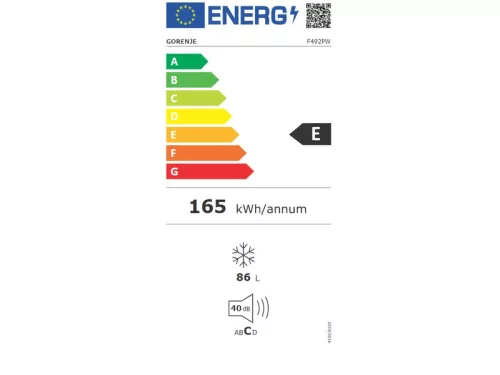 Gorenje fagyasztószekrény F492PW    85L  3 fiok