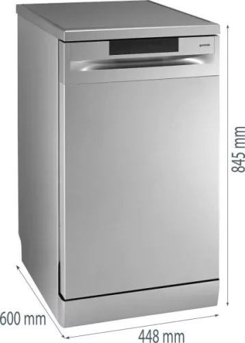 GORENJE GS520E15S keskeny mosogatógép 9 teríték, 5 program