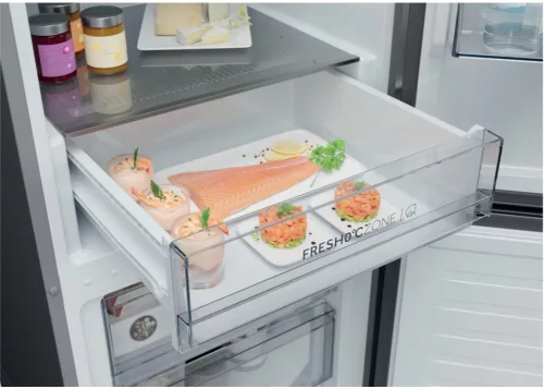 Haier HDPR3618DNPK Alulfagyasztós kombinált hűtőszekrény