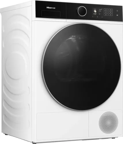 Hisense DH5I104BWAB hőszivattyús szárítógép, 10 kg, WIFI ConnectLife, 18 program, inverter motor, StableTech oldalfalak