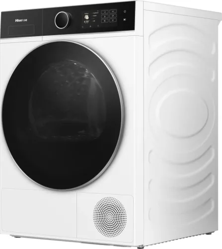 Hisense DH5I104BWAB hőszivattyús szárítógép, 10 kg, WIFI ConnectLife, 18 program, inverter motor, StableTech oldalfalak