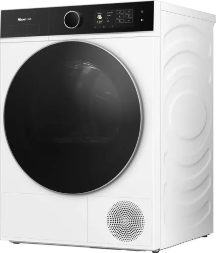 Hisense DH5I104BWAB hőszivattyús szárítógép, 10 kg, WIFI ConnectLife, 18 program, inverter motor, StableTech oldalfalak