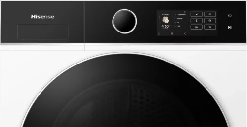 Hisense DH5I104BWAB hőszivattyús szárítógép, 10 kg, WIFI ConnectLife, 18 program, inverter motor, StableTech oldalfalak