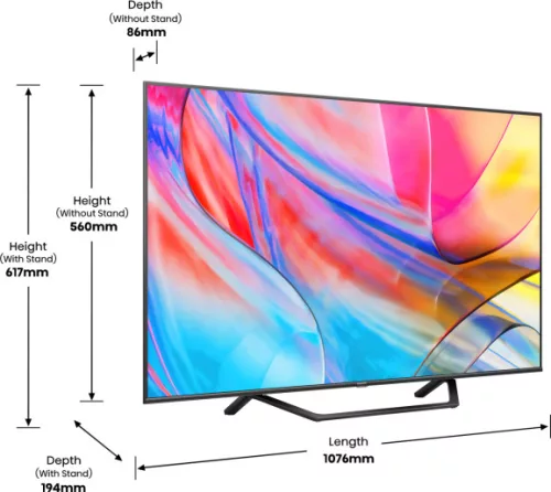 Hisense 43A7KQ 4K UHD Smart QLED televízió