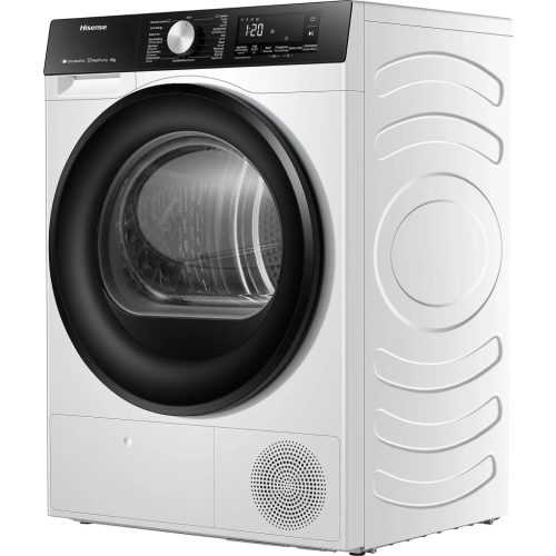 Hisense DH3S802BW3 Hőszivattyús szárítógép C, 8 kg, 64 dB, Inverter motor