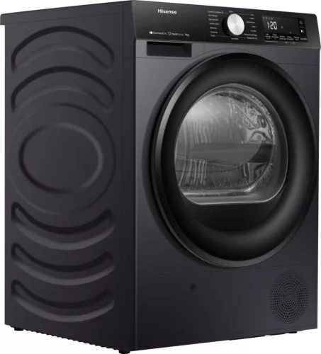 HISENSE DH3S902BBCC Hőszivattyús szárítógép | 9 kg, fekete | AutoDry