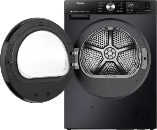 HISENSE DH3S902BBCC Hőszivattyús szárítógép | 9 kg, fekete | AutoDry