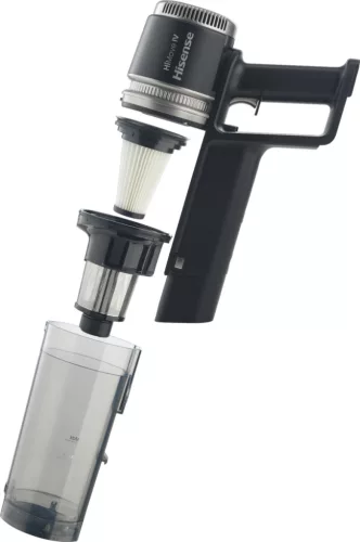 Hisense HVC676451DA akkumulátoros álló porszívó, felső motoros, HEPA szűrő, InverterTech, TURBO kefe, 25.2 V