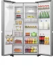HISENSE RS818N4TIE Víz- és jégadagolós Side by Side hűtőszekrény | 632 Liter, Inox