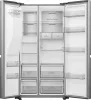 HISENSE RS818N4TIE Víz- és jégadagolós Side by Side hűtőszekrény | 632 Liter, Inox