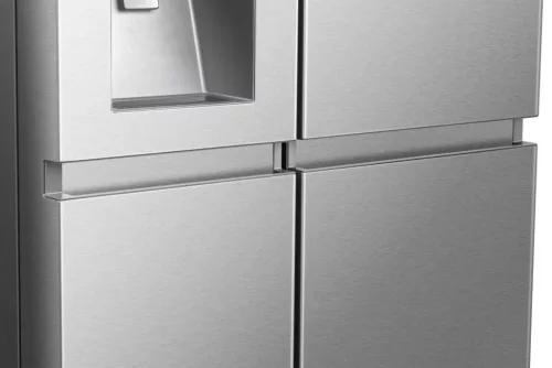 HISENSE RS818N4TIE Víz- és jégadagolós Side by Side hűtőszekrény | 632 Liter, Inox