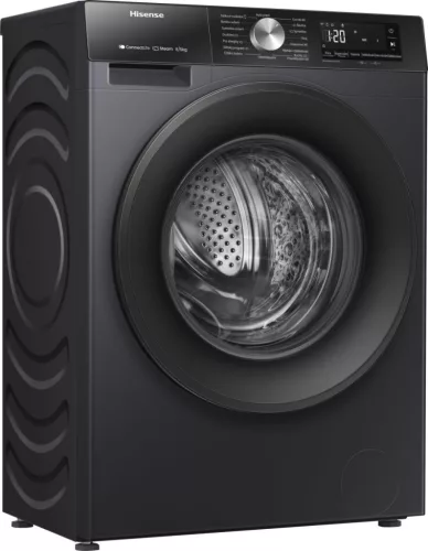 Hisense WD3S8043BB3 elöltöltős mosó-szárítógép, fekete, gőzprogram, 8/5kg, 1400 f/p, kondenzációs