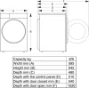 HISENSE WF3S9043BB3 Elöltöltős mosógép, 9 kg kapacitás
